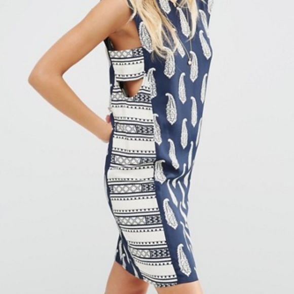 paisley print summer dress